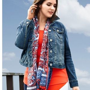 Lane Bryant Denim Jean Jacket w/ pockets Size 22